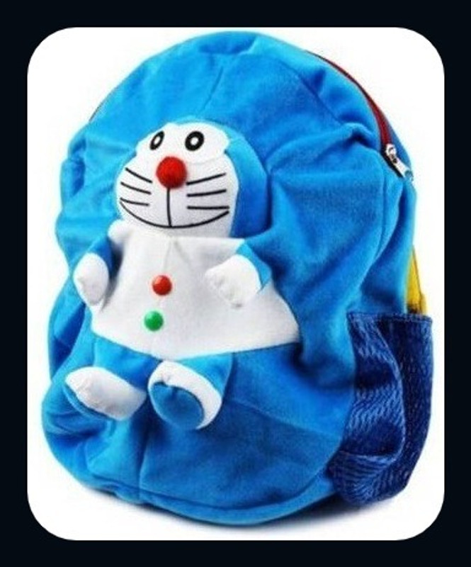 Zuku Doremon School Bag for Kids Boys Girls 40cm (4-9 Years)-KIDS  - 40 cm(Multicolor)