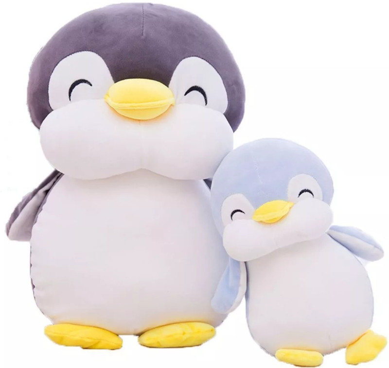 jr jack & rose Penguin Plush Toys Stuffed Animals Cartoon Cute Doll Soft Cozy Plush Toys  - 30 cm(Blue)