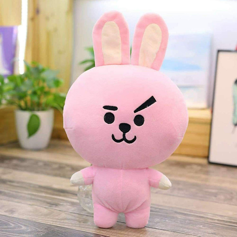 Anidhi Cocky BTS Characters Stuffed Plush Soft Toy  - 30 cm(Pink)