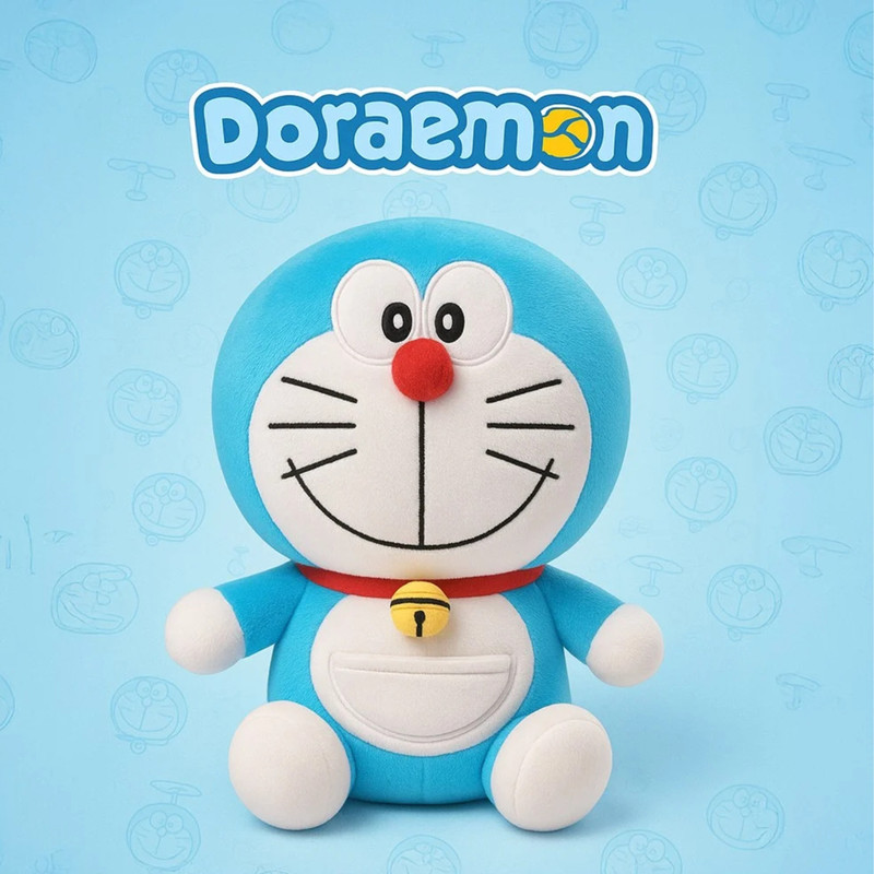 jr jack & rose Doremon Cartoon Best Birthday Gift For Kids - 25 cm(Blue)