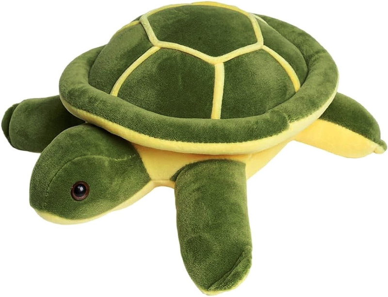 Rahvi Creations Turtle Soft Toy for Kids Soft Stuffed Animal, Ultra Soft Turtle for Kids - 25 cm(Green)