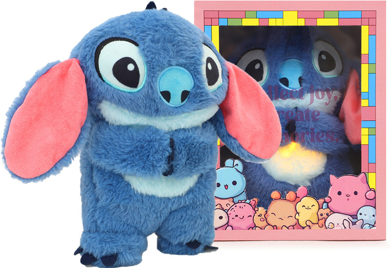 Fusked Flufies Breathing Stitch with Realistic Breathing Motion - 30 cm(Blue)