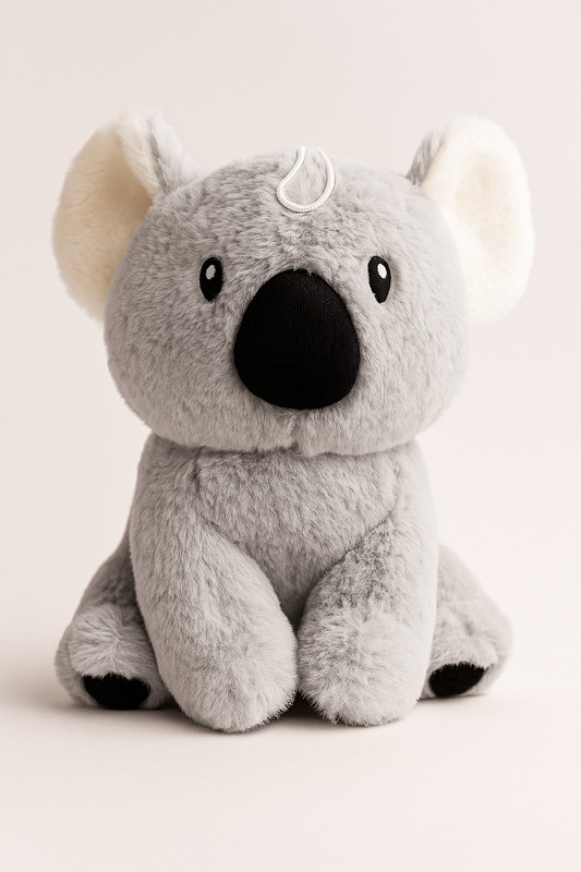 SHREEJI GIFT Plush koala Toys for Kids | Animal Soft Toys for Baby | Washable Stuffed Toy  - 25 cm(Grey)
