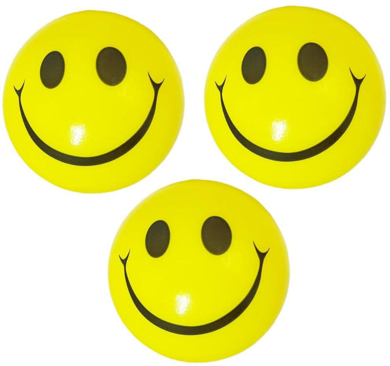 Deeshora SmileSoft Balls - Fun and Interactive Toy for All Ages  - 60 mm(Yellow)
