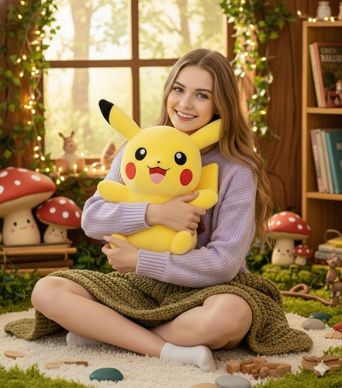 Toynexis SUPER SOFT PIKACHU  - 400 mm(Yellow)
