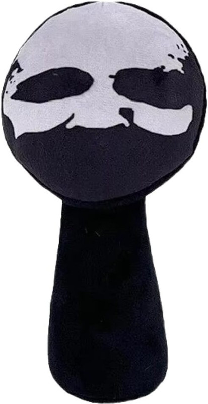 TechMax Solution Black White Sprunki Plush Toys  - 30 cm(Black White)
