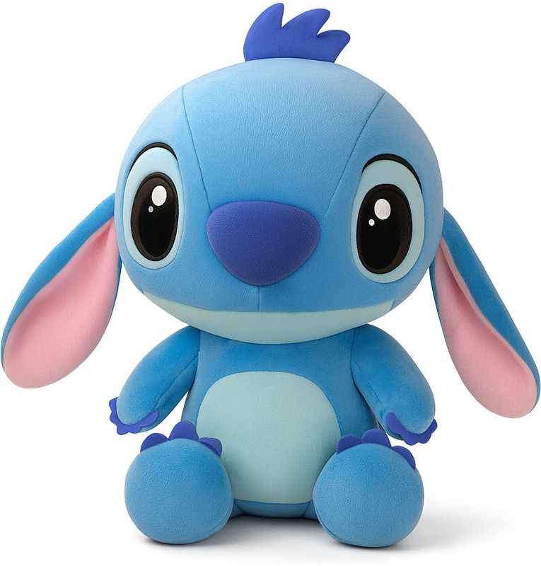Y U COLLECTION STITCH SOFT TOY  - 30 cm(Blue)