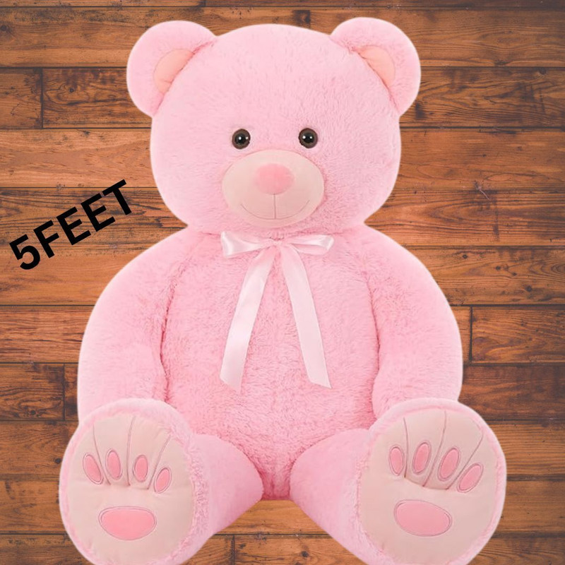 MOSU 5 Feet Pink Teddy Bear – Pretty in Pink and Perfect for Hugs! - 152 cm(Pink)