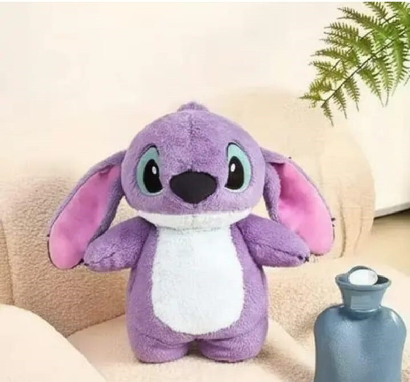 cuddleville Teddy Bear Hot Water Bag Period and Cramps Relaxation and Cold Nights - 30 cm - 30 cm(Multicolor)
