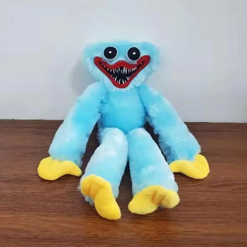 AVS Huggy Wuggy Scary Plush Horror Stuffed Doll Creepy Monster Toy - 70 cm(Blue)