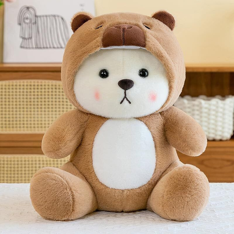 AN Teddy Kawaii Lena Love Hoodie Bear Soft Toy for Kids Gift for Girls, wife, GirlFriend  - 50 cm(Brown)