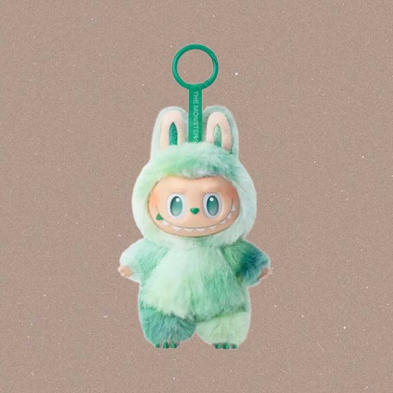 MILLOR Premium Pastel Fur Toy Doll  - 13 cm(Multicolor)