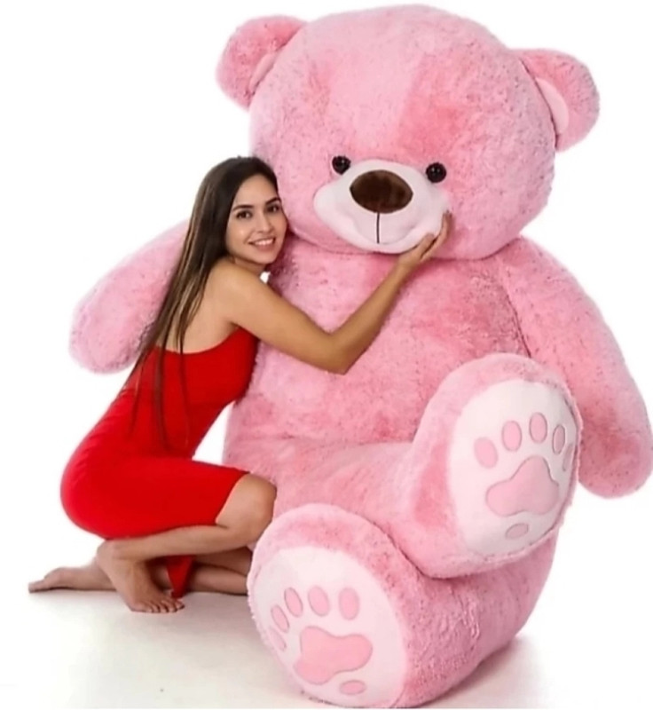 itaCheeHUB Pink 5 feet teddy bear toy for valentines gift - 150 cm(Pink)