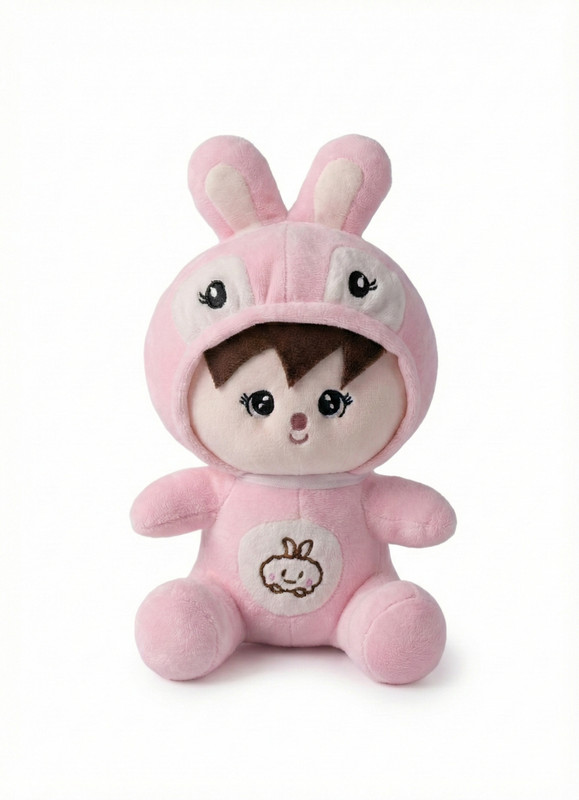 Zubizo Pink Bunny - 30 cm(pink and white)