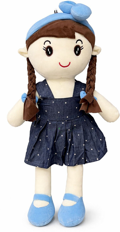 Kiddy Widdy Soft Nora Doll Doll 55 cm - 55 cm(Blue)
