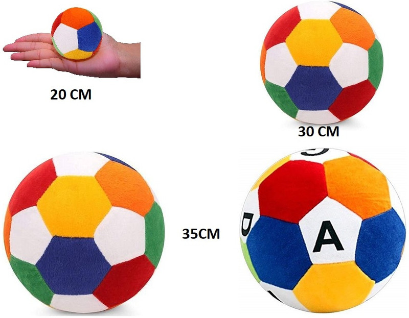 sai ji Stuffed Toy 4 Ball Combo for Kids & Home Décor Set of 4  - 35 cm(Multicolor)