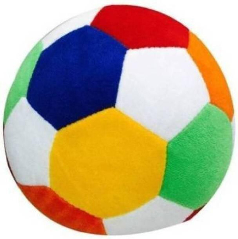 tgr cute Soft Playing Football Soft Toy For Kids for Brithday Gift, Item  - 25 cm(Multicolor)