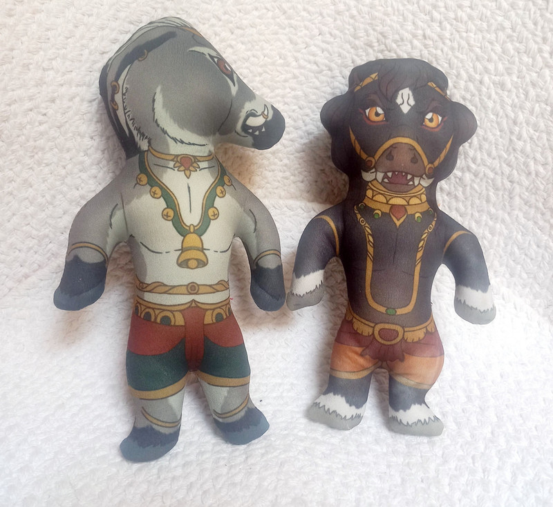 Guli Guli KESI DHENUKASUR DEMON SOFT TOYS - 8 inch(Multicolor)