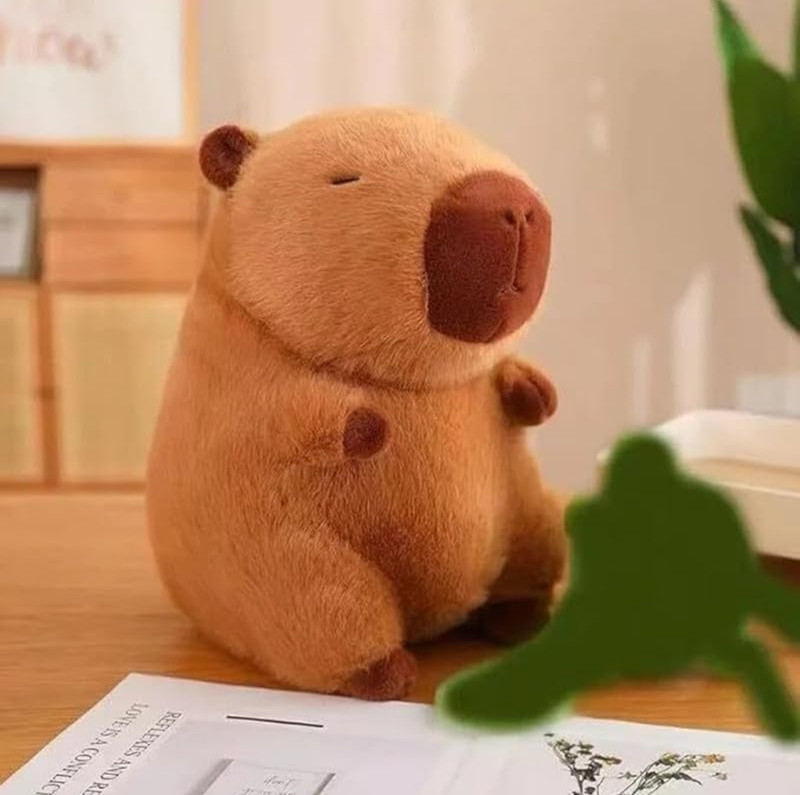 AG RETAIL SOFT TOYS – Capybara 25cm Soft Toy Plush Toy | Big Stuffed Animal | Ultra Soft, - 25 cm(Brown)