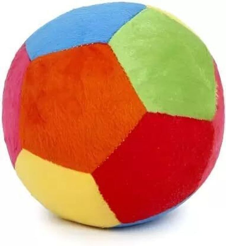 Funtoos Soft Toys Medium Size Multicolor Rattle Ball  - 21 cm(Multicolor)