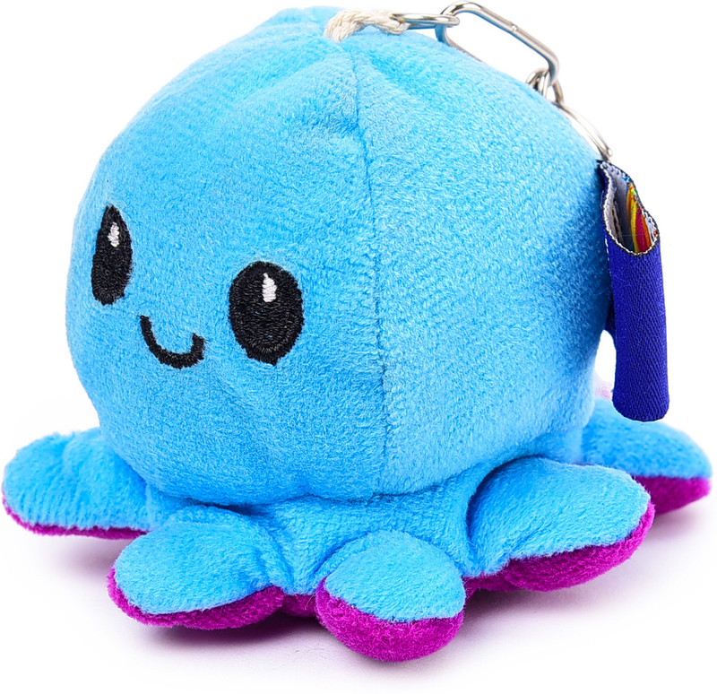 Webby Octopus with Keychain Plush Stuffed Animal Toy, 1 piece  - 9 cm(Multicolor)