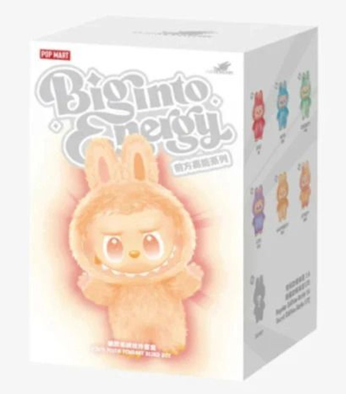 BooBum 1PCS POPMART PREMIUM LABUBU DOLL BIG INTO ENERGY SERIES VINYL PUSH BLIND BOX - 17 cm(Multicolor)