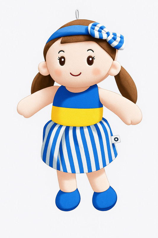 viyashbi toys Soft toy dolls for kids - 40 cm(Blue)