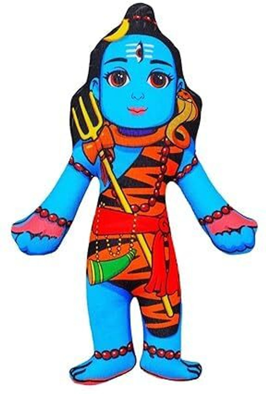 Vrinda Articles Shiva Soft Toys for Kids 7.5 Inch, Stuffed Washable Toys, Best Gift for Babies - 19 cm(Multicolor)