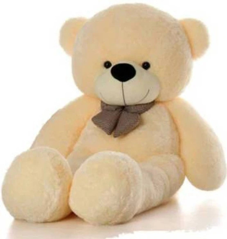 itaCheeHUB 4 Feet Imported Stuffed Bear, Premium Quality Teddy, Gift -TOY268 - 121 cm(Cream)