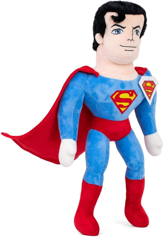 SRE Comics Superman Bedding Super Soft Cozy Cuddle Pillow Buddy - 40 cm(Red, Blue)