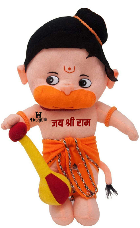 Hugmire Bal Hanuman Soft Cute Plush for Kids Unisex Gift for Boys and Girls - 25 cm(Multicolor)