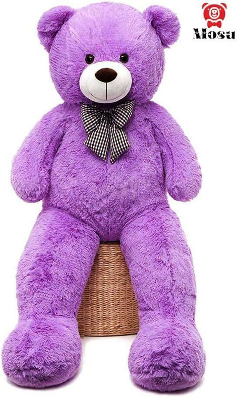 MOSU Soft Toys Teddy Bear 5 Feet, Soft Toys For Kids, Girlfriend, Husband (Purple) - 60 inch(Purple)