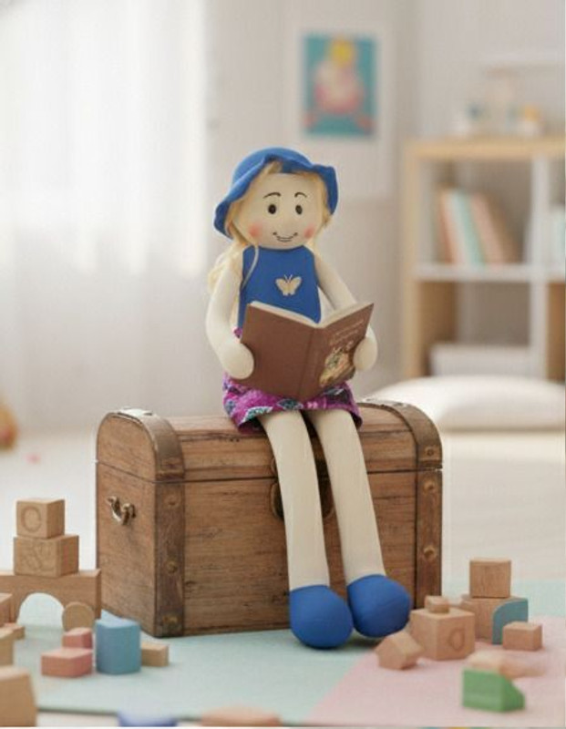 Tuzi Soft and washable doll  - 60 cm(Blue)