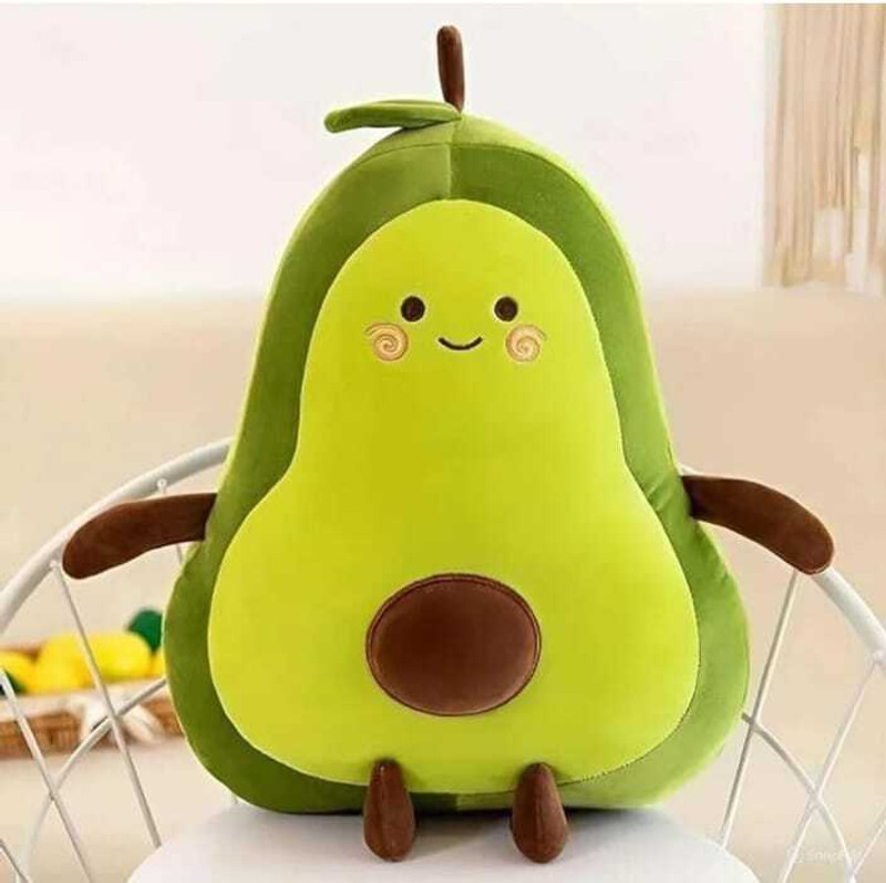 LEGAL LOVE soft toy Avocado plush pillow teddt bear( 1 piece) - 35 cm (Multicolor)  - 35 cm(Multicolor)