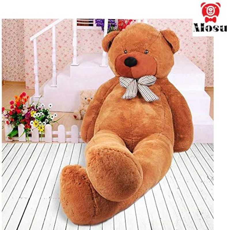 MOSU Soft Toy, Teddy Bear 5 Feet For Girls, Kids, Birthday Gift, Gift Items (Brown) - 60 inch(Brown)