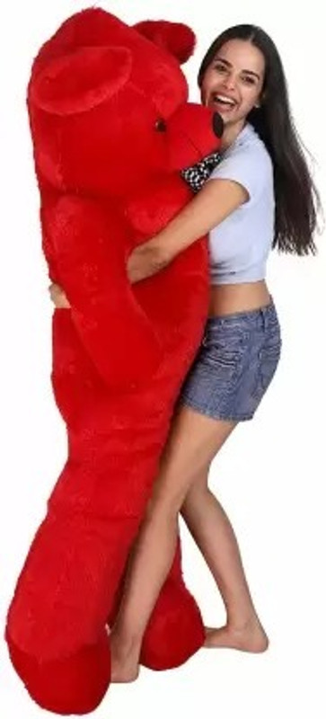 emutz 3 FOOT TEDDY BEAR COLOR RED  - 91 cm(Red)