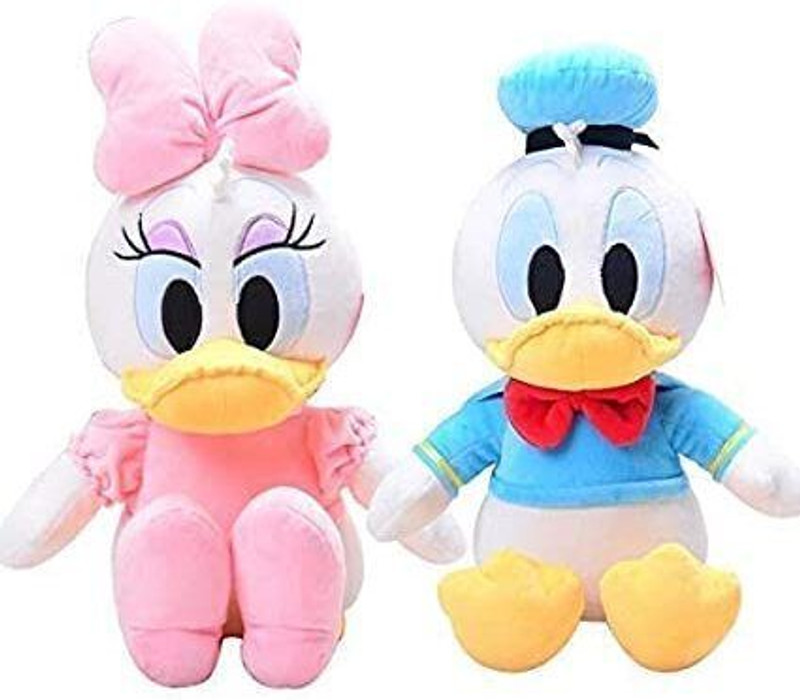 HELLOBEAR New-SOFT TOYS Long Soft Lovable Huggable CuteDonald Duck - 25 cm(Blue, Pink)