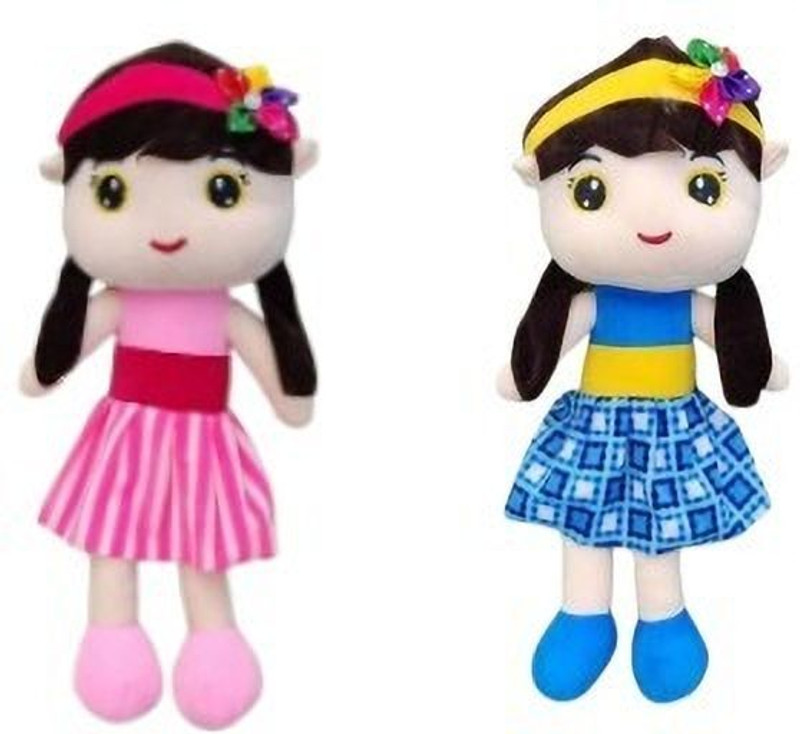 Toyhaven PINK &BLUE-DOLL - 25 cm(Multicolor)