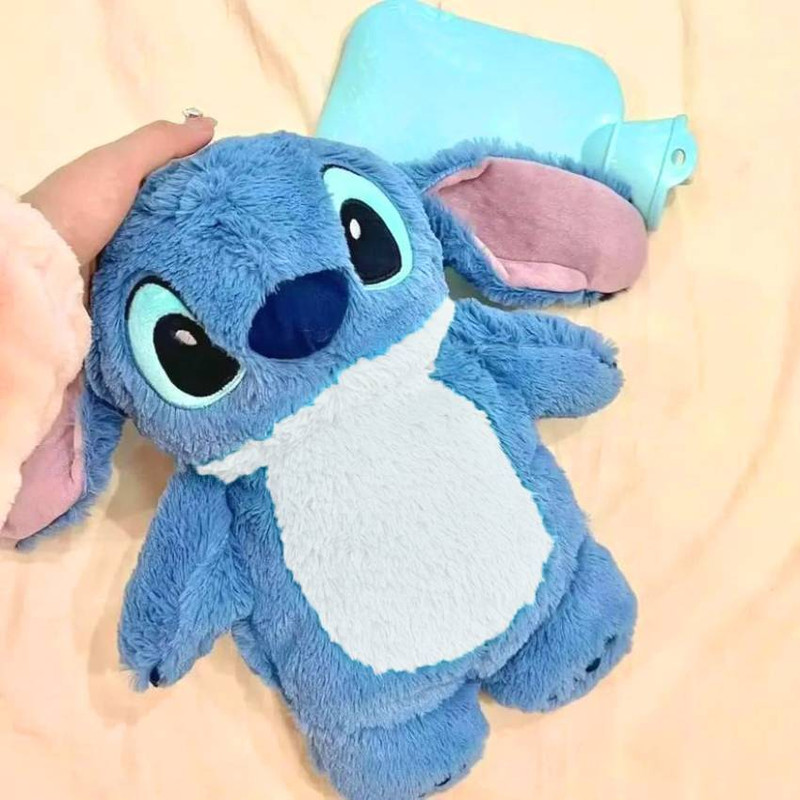 BlingNBeats Stitch Teddy with Hot Water Bag Comfort Ideal for Relaxation and period cramps - 30 cm(Blue)