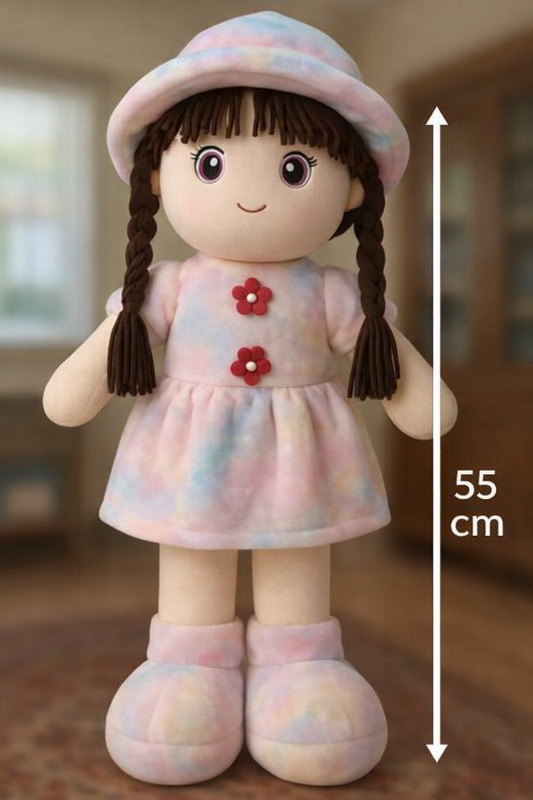 BestLook Plush Cute and Huggable Doll Stuffed Toys | Soft Doll - 42 cm(Multicolor)