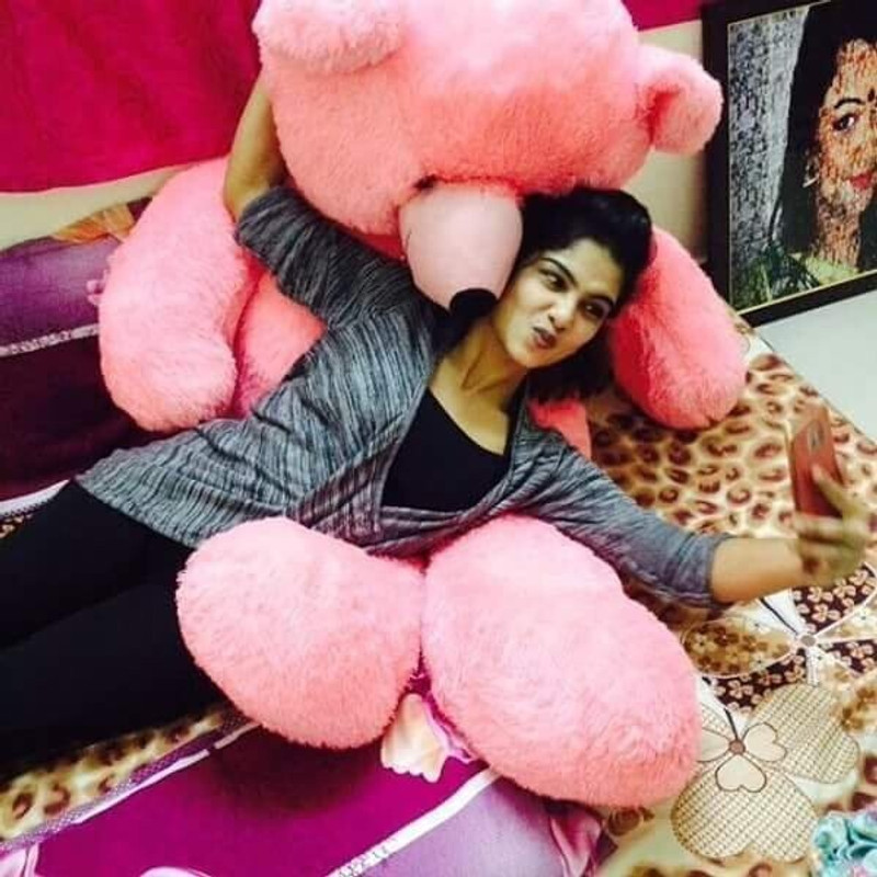 Plushie 4 Feet Se Toda Chota Very Cute Long Soft Teddy Bear Best For Gift - 4 FOOT PINK - 46 inch(Pink)