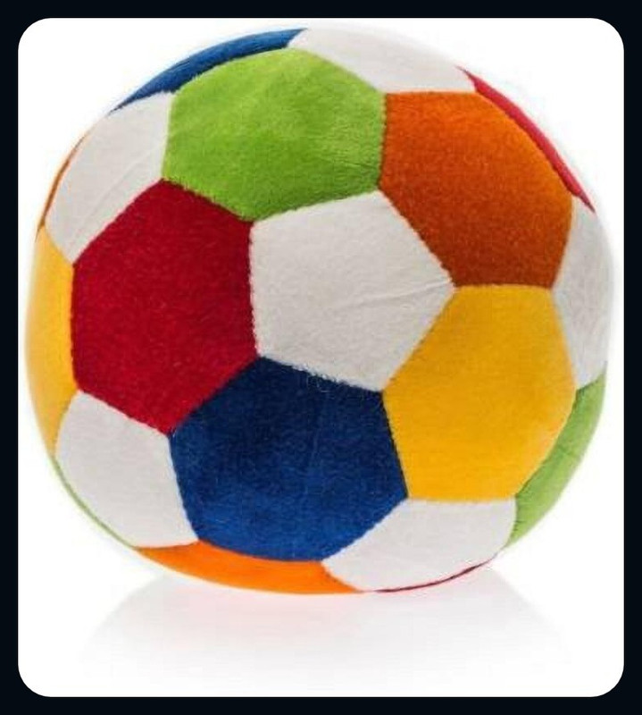 THE MODERN TREND foot boll soft toys for kids 30 cm-KIDS  - 30 cm(Multicolor)