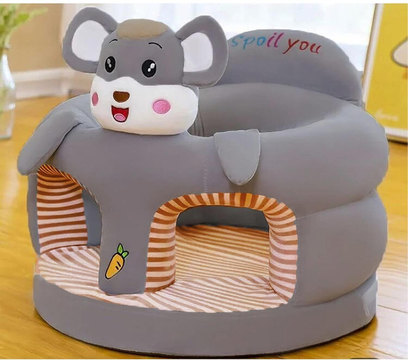 ARGHAV CAT SITTING SOFA/KIDS SITTING SOFA/KIDS GIFT/NEW BORN BABY SOFA - 45 cm(Grey)