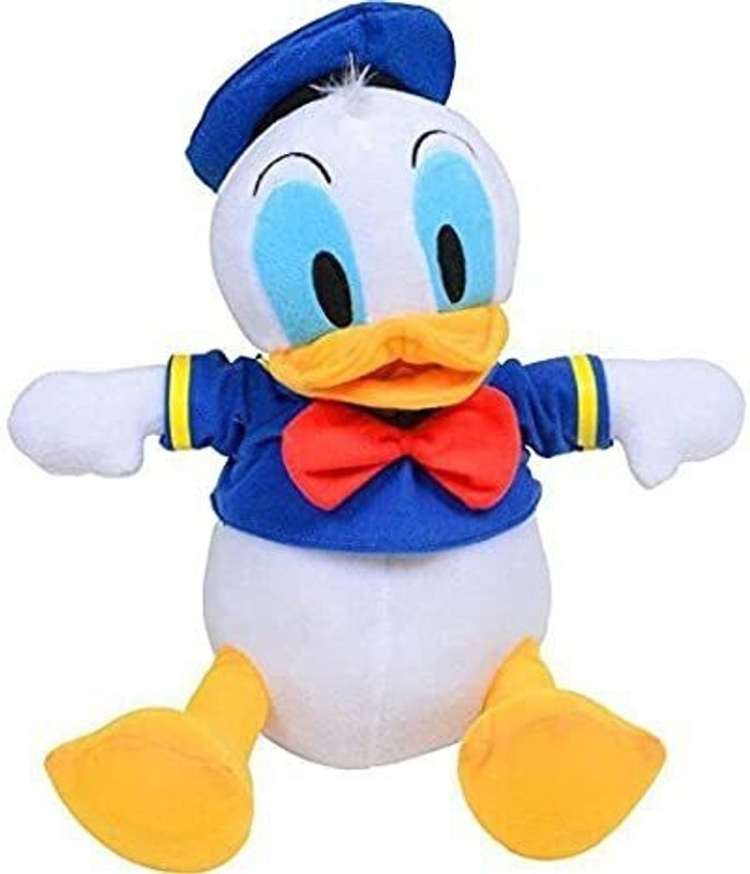 AVSHUB Stuffed and Spongy Donald Duck Soft toy  - 30 cm(Blue)