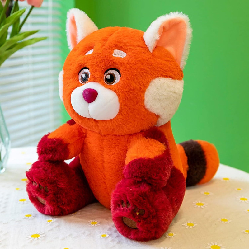 Cherubs Cute Anime Panda Cartoon Character Soft Toy  - 30 cm(Red)