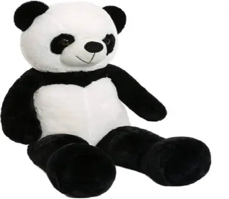 Kiddietown 4 FEET PANDA LONG BEAUTIFUL, SPONGY PANDA TEDDY BEAR - 119 cm(White, Black)