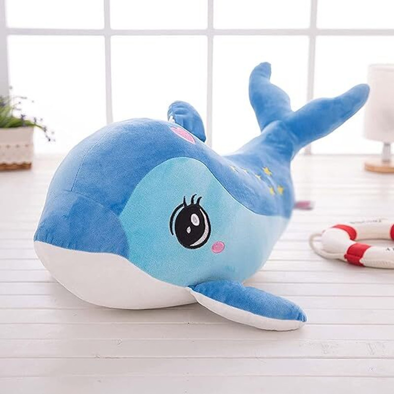 YOKO TOYS SOFT TOYS DOLPHIN  - 25 cm(Multicolor)