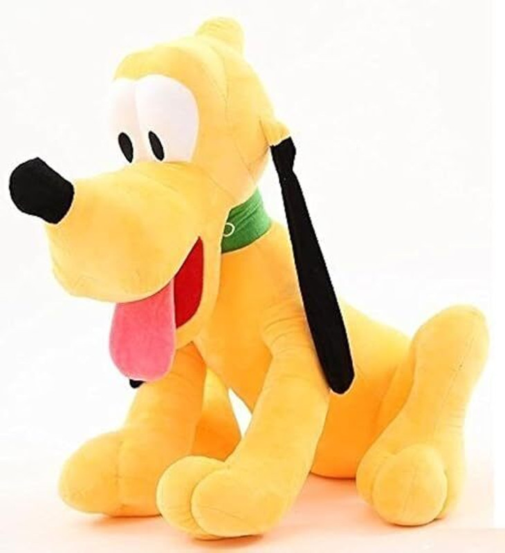 vtb retail Pluto Sitting Plush Soft Toy Cute Kids Animal Home Decor Boys/Girls - 30 cm(Yellow)