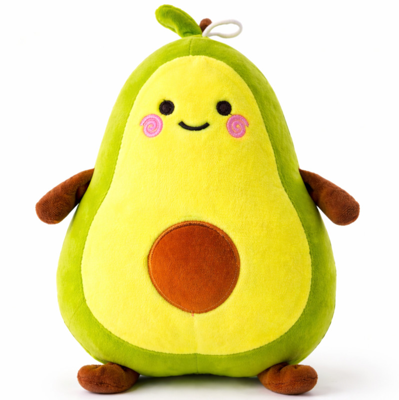 Xpocraft Avocado Pillow Soft Toy Plush Green (37 cm) - 37 cm(Green Avocado 37cm)