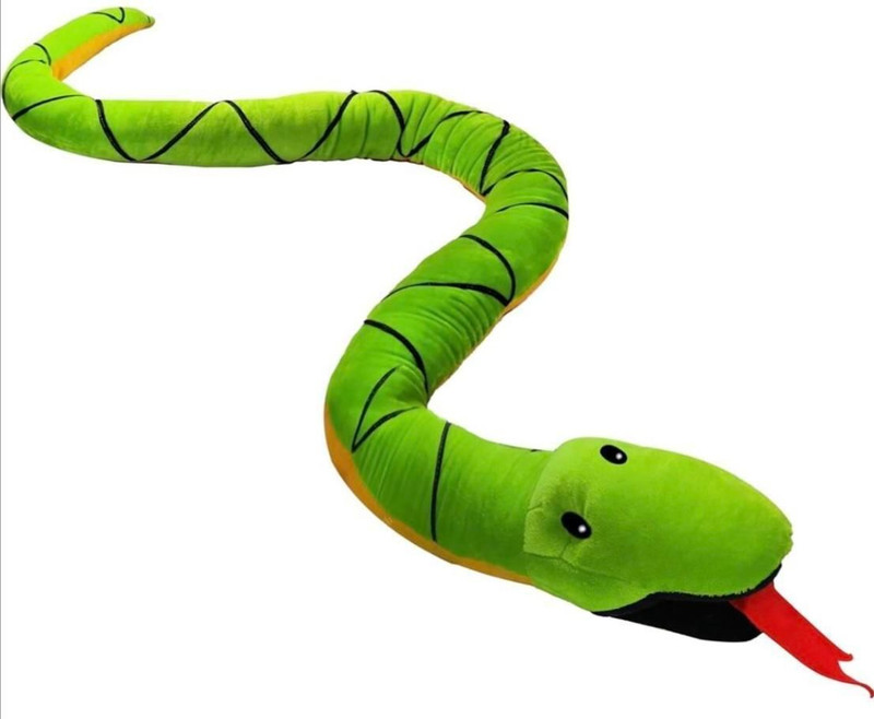 JYOTI ENGINEERING Stuffed Toy Snake - 10 cm(Green)
